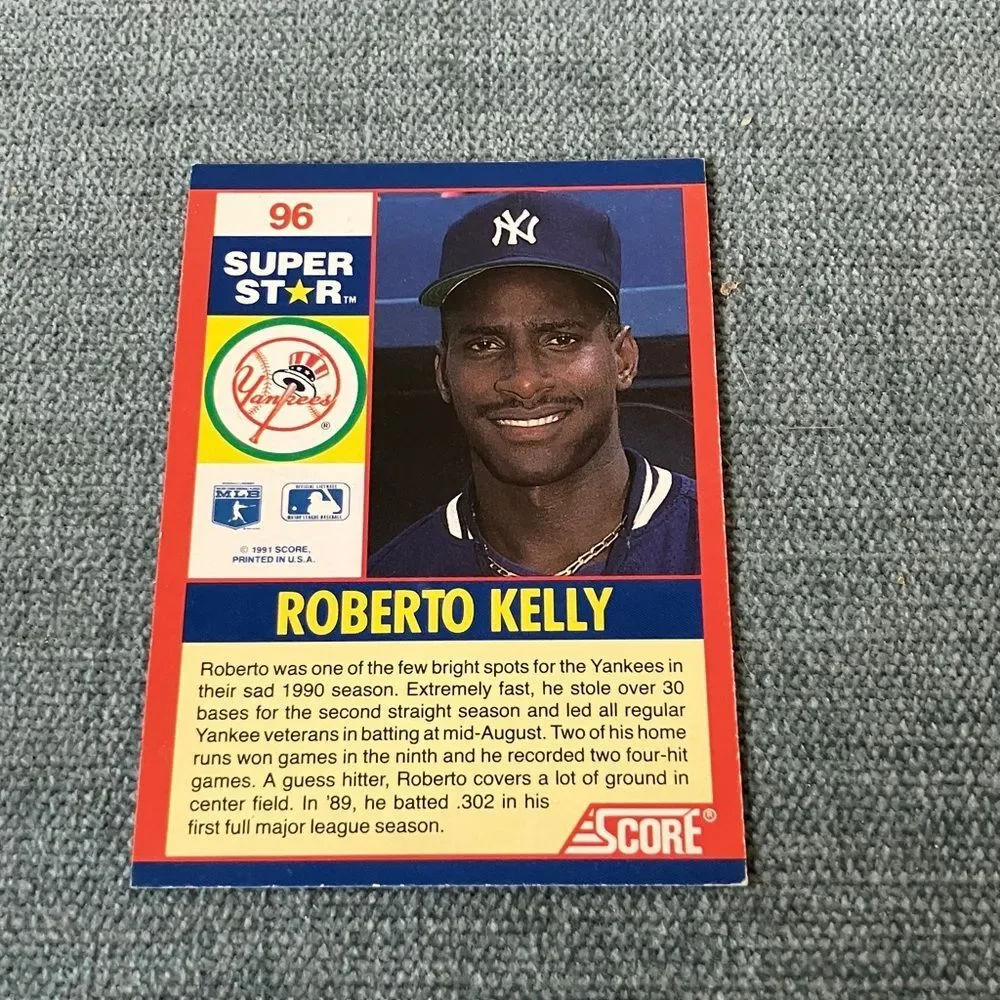 1991 Score New York Yankees Baseball Card Trading Card